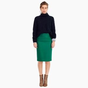 J.Crew No. 2 pencil skirt in double-serge wool, 0P